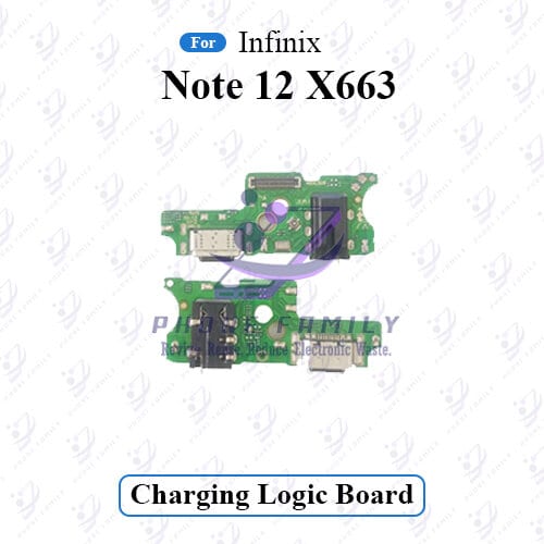 Charging Logic Board For Infinix Note 12 Charging Port USB Plug PCB Dock Connector Spare parts
