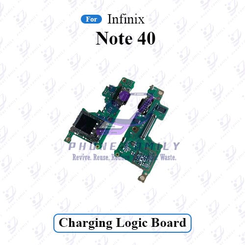 Charging Logic Board For Infinix Note 40 Charging Port USB Plug PCB Dock Connector Spare parts