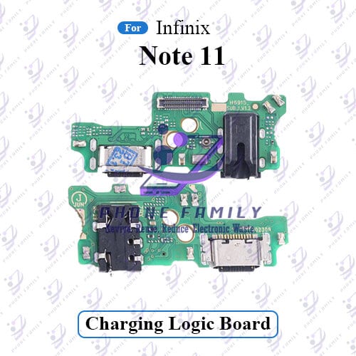 Charging Logic Board For Infinix Note 11 Charging Port USB Plug PCB Dock Connector Spare parts