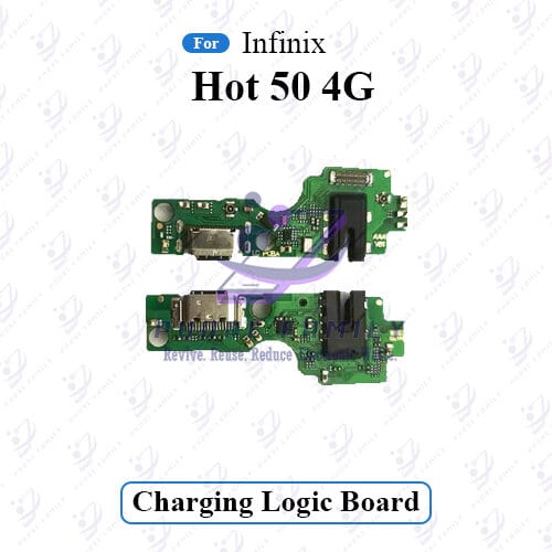 Charging Logic Board For Infinix Hot 50 4G Charging Port USB Plug PCB Dock Connector Spare parts