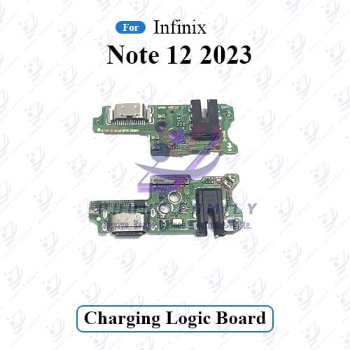 Charging Logic Board For Infinix Note 12 2023 Charging Port USB Plug PCB Dock Connector Spare parts