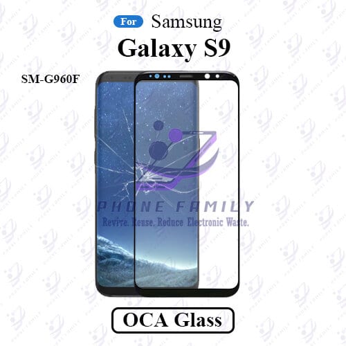 For Samsung Galaxy S9 SM-G960F LCD Display Touch Screen Front Glass Lens + Lamination OCA , Not Tempered Glass Protector