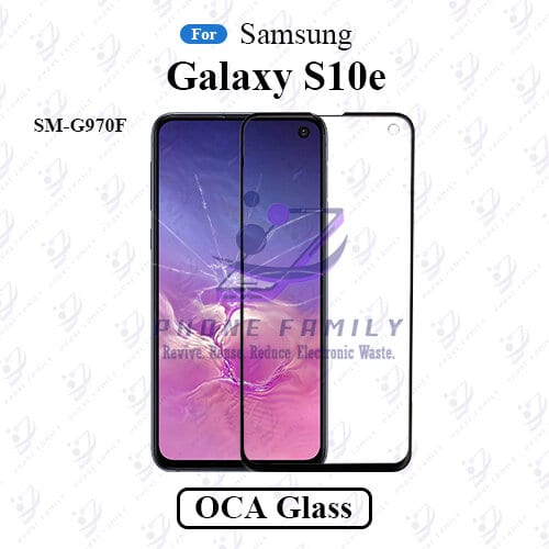 For Samsung Galaxy S10e SM-G970F LCD Display Touch Screen Front Glass Lens + Lamination OCA , Not Tempered Glass Protector