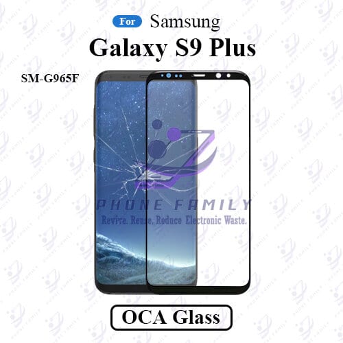 For Samsung Galaxy S9 Plus SM-G965F LCD Display Touch Screen Front Glass Lens + Lamination OCA , Not Tempered Glass Protector