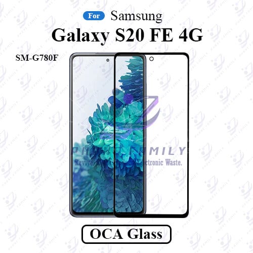 For Samsung Galaxy S20 FE 4G SM-G780F LCD Display Touch Screen Front Glass Lens + Lamination OCA , Not Tempered Glass Protector