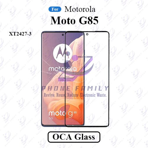 For Motorola Moto G85 XT2427-3 Display Touch Screen Front Glass Lens + Lamination OCA , Not Tempered Glass Protector