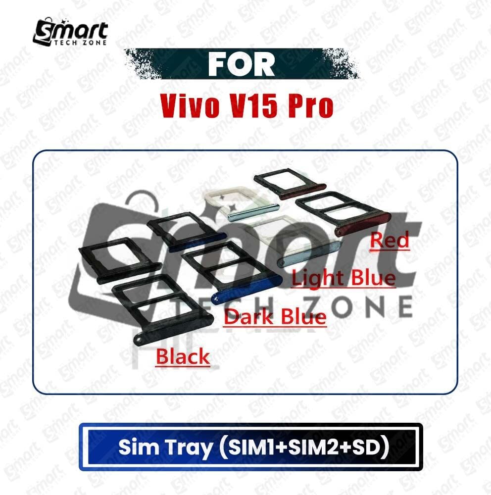 For Vivo V15 Pro Sim Tray / Sim Slot /SD Card Tray /Holder Card compatible Replacement Parts