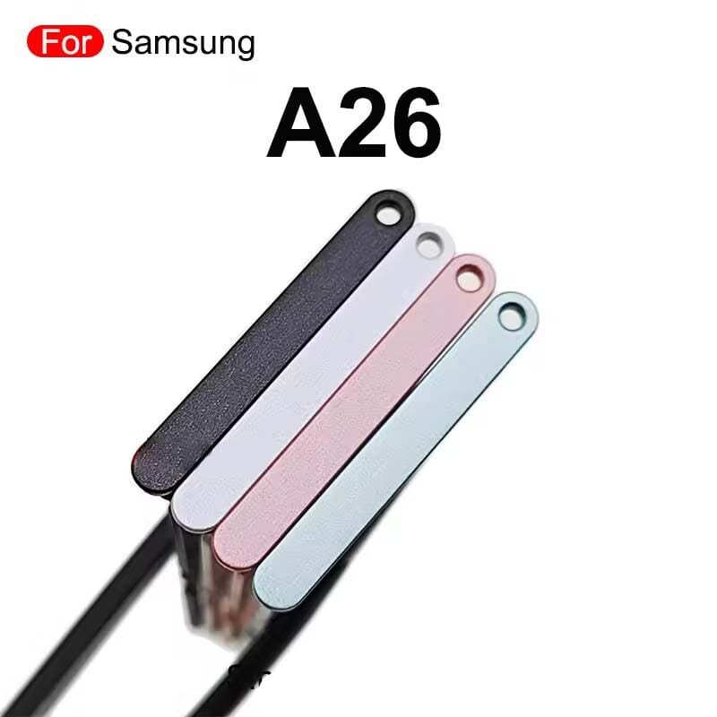 For Samsung Galaxy A26 SM-A266 Sim Tray Micro SD Card Slot with Sim Ejector Pin Replacement Parts