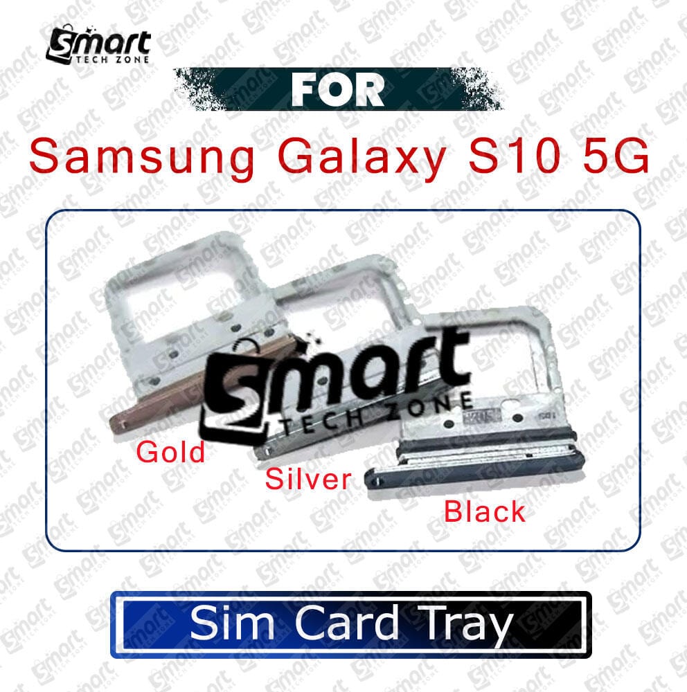 For Samsung Galaxy S10 5G Sim Tray / Sim Slot /SD Card Tray /Holder Card compatible Replacement Parts