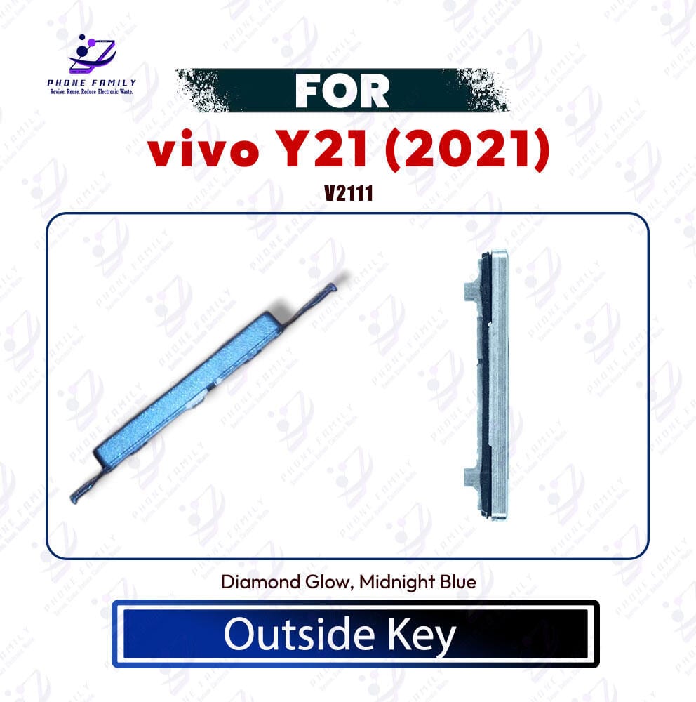 vivo Y21 2021 Volume Button Out Side Key Replacement Part - V2111