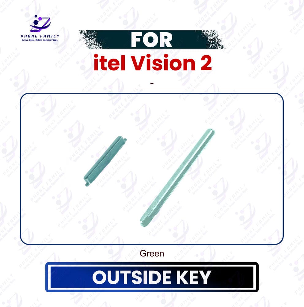 itel Vision 2 Power & Volume Up Down Button Outside Key | Side Key External Button Replacement | Exact