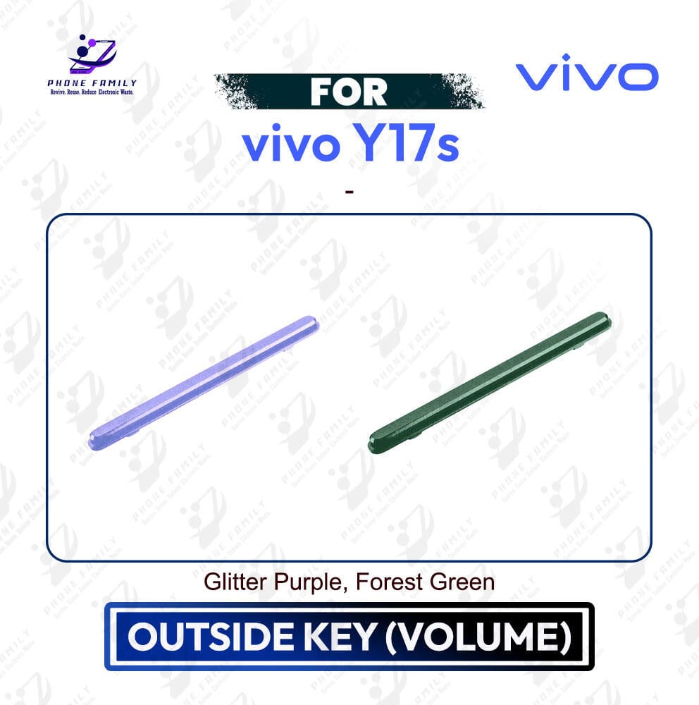 vivo Y17s Volume Up Down Button Outside Key | Side Key External Button Replacement |