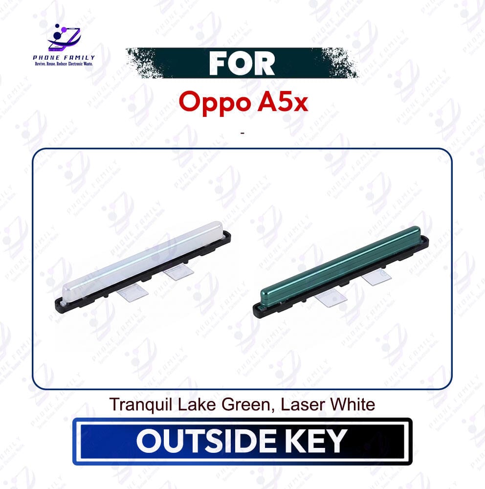 Oppo A5x Volume Up Down Button Outside Key | Side Key External Button Replacement | Exact