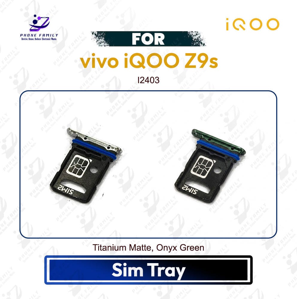 vivo iQOO Z9s Tray / Sim Slot /SD Card Tray /Holder Card compatible Replacement Parts | I2403