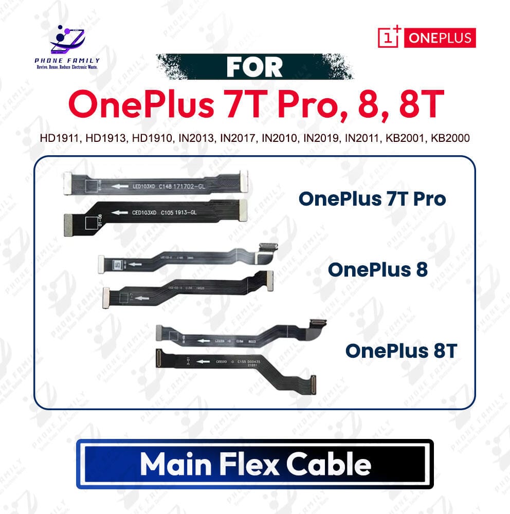 OnePlus 7T Pro, 8, 8T Main Board Motherboard Connector Flex Cable