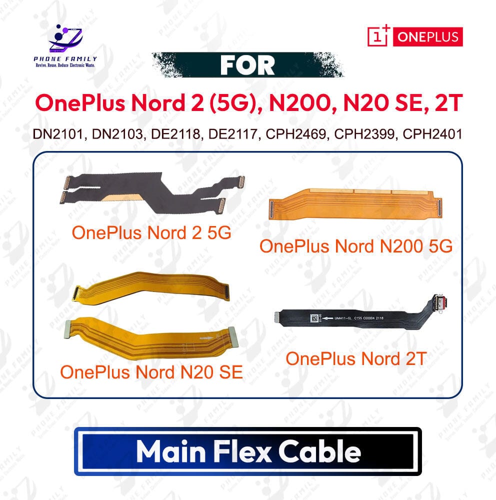 OnePlus Nord 2 5G, Nord N200, Nord N20 SE, Nord 2T Main Board Motherboard Connector Flex Cable
