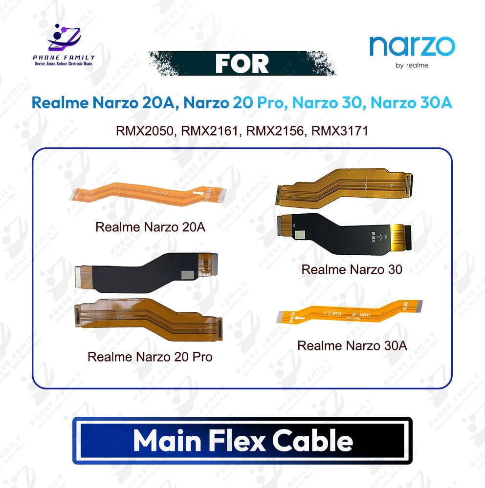 Realme Narzo 20A, Narzo 20 Pro, Narzo 30, Narzo 30A Main Board Motherboard Connector Flex Cable