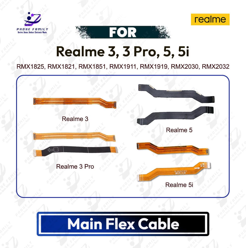 Realme 3, 3 Pro, 5, 5i Main Board Motherboard Connector Flex Cable