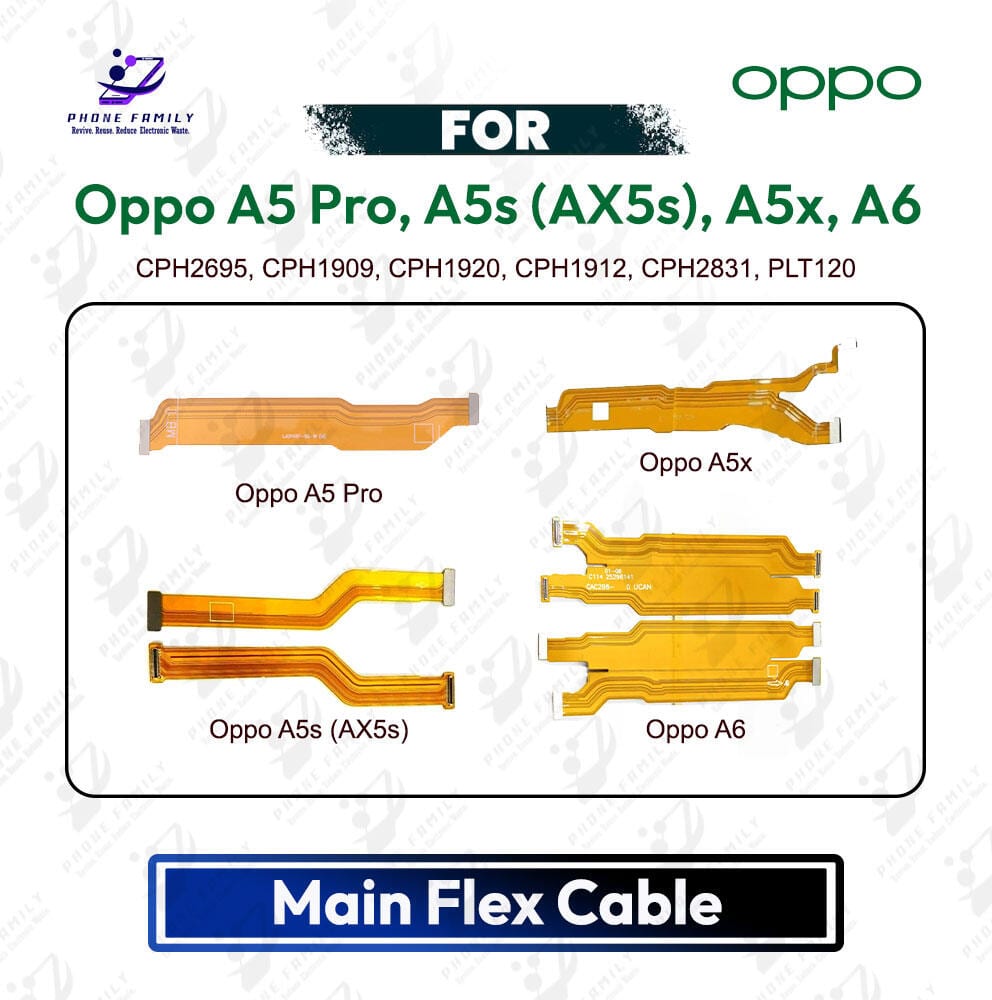 Oppo A5 Pro, A5s (AX5s), A5x, A6 Main Board Motherboard Connector Flex Cable