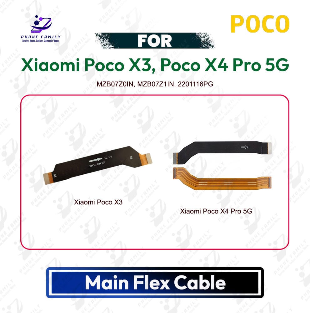 Xiaomi Poco X3, Poco X4 Pro 5G Main Board Motherboard Connector Flex Cable