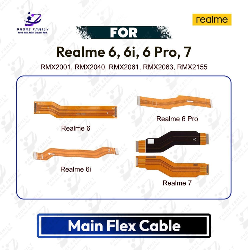Realme 6, 6i, 6 Pro, 7 Main Board Motherboard Connector Flex Cable