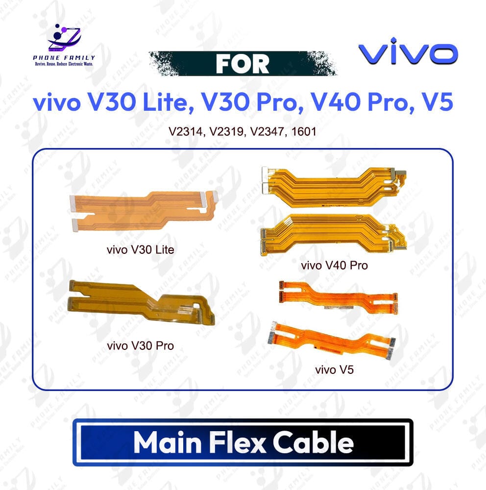 vivo V30 Lite, V30 Pro, V40 Pro, V5/Y67 Main Board Motherboard Connector Flex Cable PCB Board Repair Spare Part Replacement