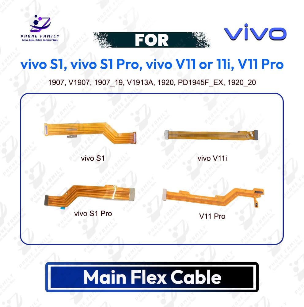 vivo S1, vivo S1 Pro, vivo V11 or 11i, V11 Pro Main Board Motherboard Connector Flex Cable PCB Board Repair Spare Part Replacement