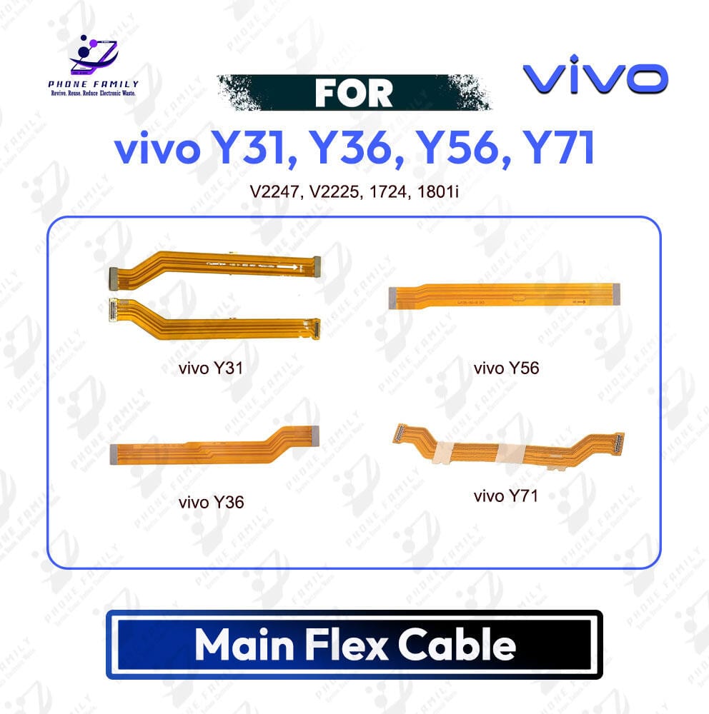 vivo Y31, Y36, Y56, Y71 Main Board Motherboard Connector Flex Cable PCB Board Repair Spare Part Replacement