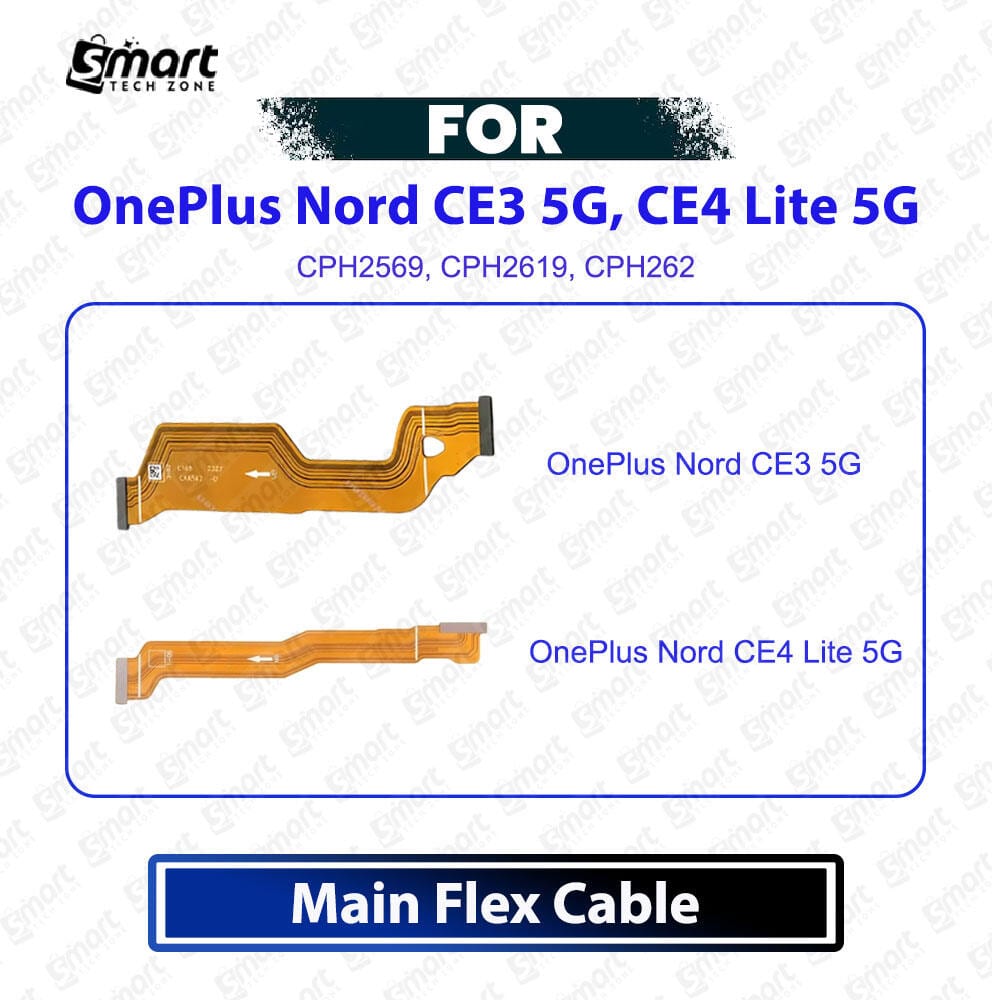 OnePlus Nord CE3 5G, Nord CE4 Lite 5G, Nord 5 5G Main Flex & LCD Ribbon Flex Cable Main Board Motherboard Connector Replacement Repair Spare Part For CPH2569, CPH2619, CPH2621