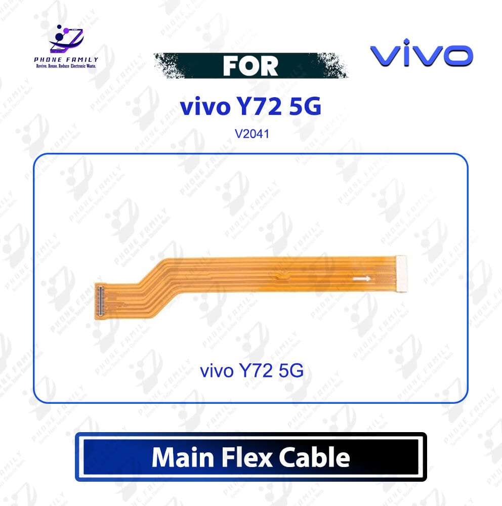Vivo Y72 5G Motherboard Connector Flex Cable Ribbon Main Board Flex Ribbon Cable Replacement Repair Part For V2041