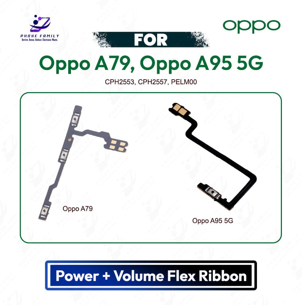 Oppo A79, Oppo A95 5G Power Button Volume/On Off Key Flex Cable Replacement Parts