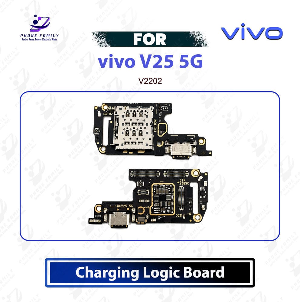 vivo V25 5G Charging Logic Board Charging Port USB Plug PCB Dock Connector Replacement Spare Repair Part For V2202