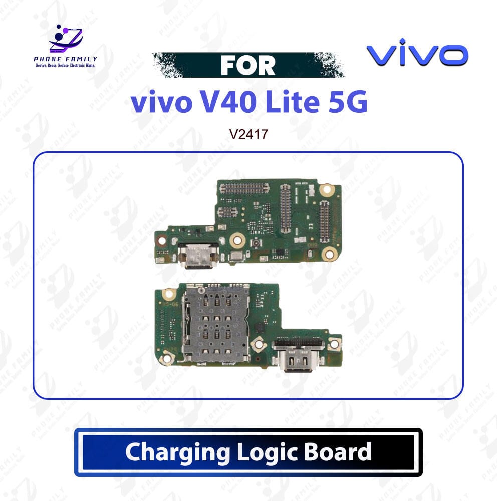 vivo V40 Lite 5G Charging Logic Board Charging Port USB Plug PCB Dock Connector Replacement Spare Repair Part For V2417