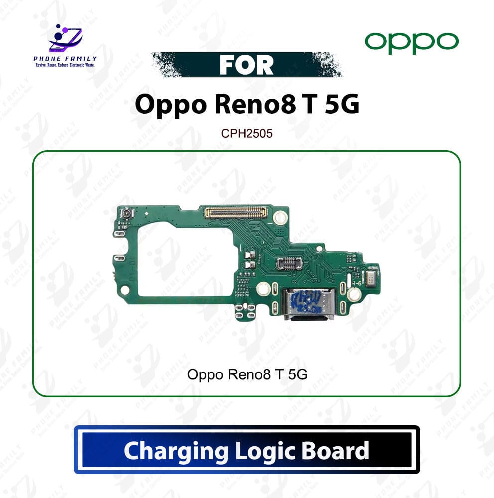 Oppo Reno8 T 5G Charging Logic Board Charging Port USB Plug PCB Dock Connector Replacement Spare Repair Part For CPH2505