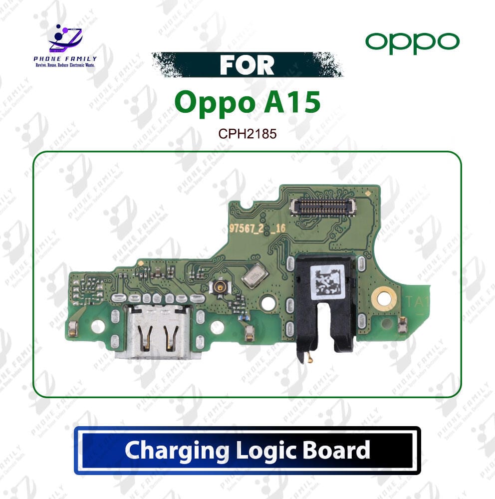 Oppo A15 Charging Logic Board Charging Port USB Plug PCB Dock Connector Replacement Spare Repair Part For CPH2185