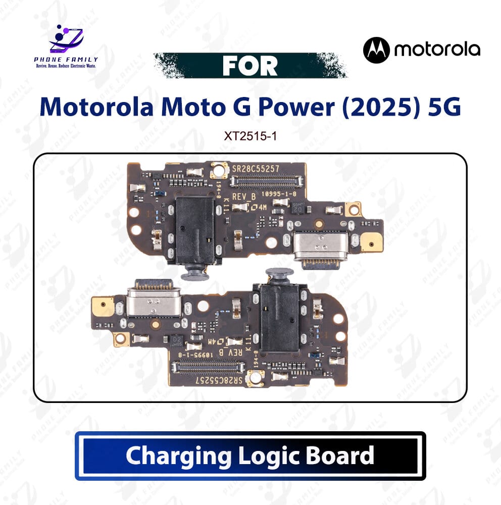 Motorola Moto G Power (2025) 5G Charging Logic Board Charging Port PCB USB Plug Dock Connector Flex Replacement Repair Spare Part For XT2515-1