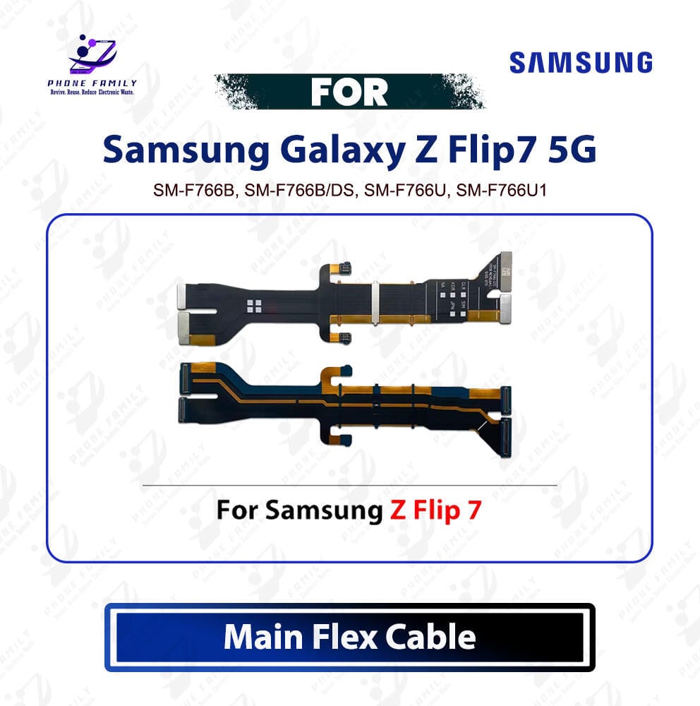 Samsung Galaxy Z Flip7 5G Motherboard Connector Flex Cable Ribbon Main Board Flex Ribbon Cable Replacement Repair Spare Part For SM-F766B SM-F766B/DS