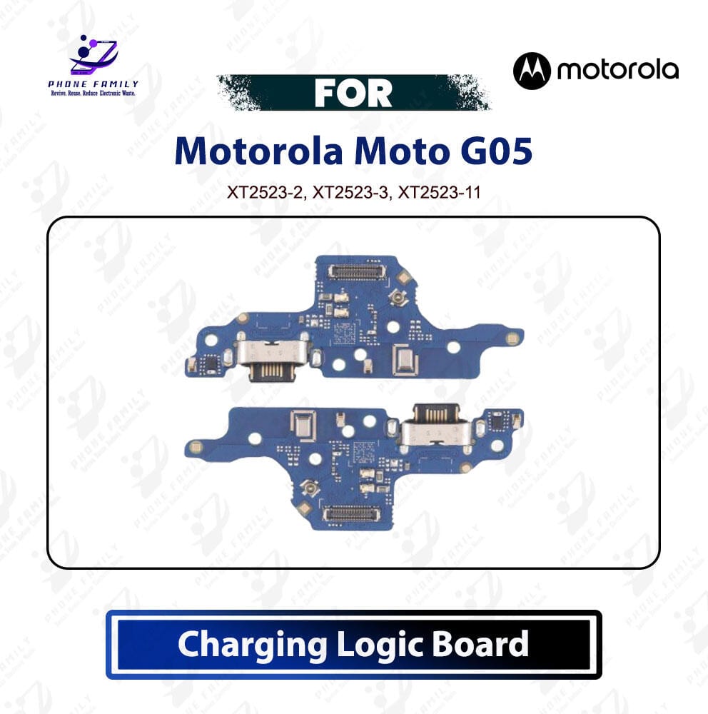 Motorola Moto G05 Charging Logic Board Charging Port USB Plug PCB Dock Connector Replacement Spare Repair Part For XT2523-2, XT2523-3