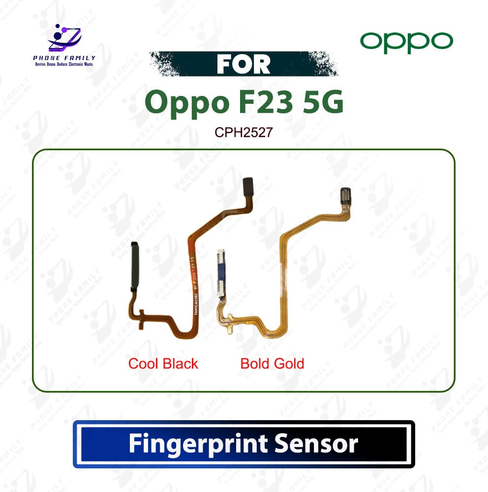 Oppo F23 5G Power Switch Flex Cable with Fingerprint Sensor - Power Button On/Off Touch ID Ribbon Repair Part CPH2527