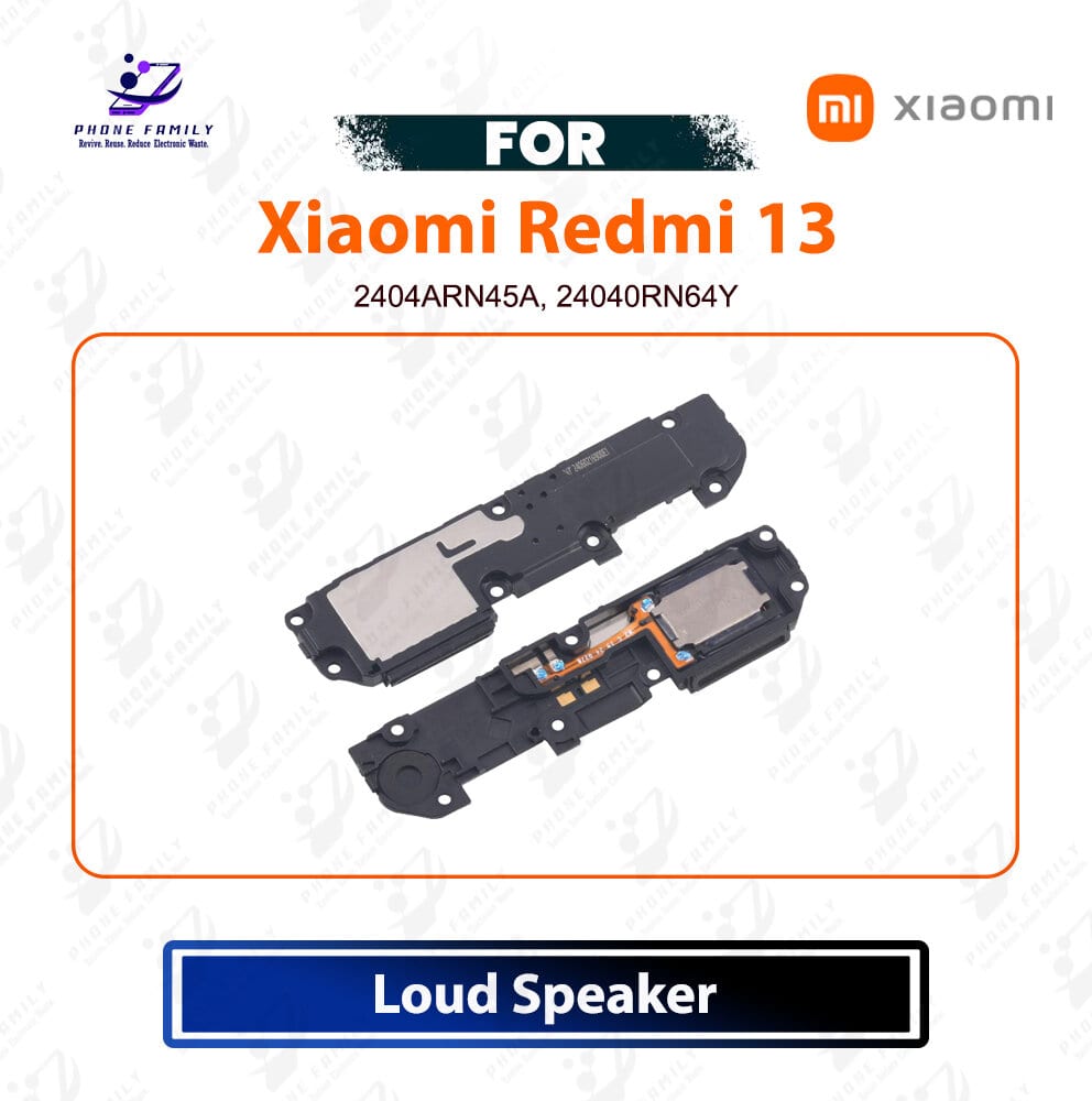 Xiaomi Redmi 13 Loud Speaker Ringer Buzzer Sound Flex Ringer Box Compatible Loudspeaker Replacement Repair Spare Part For 2404ARN45A, 24040RN64Y