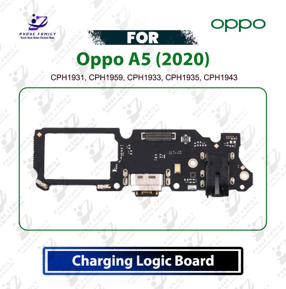 Oppo A5 (2020) Charging Logic Board Charging Port USB Plug PCB Dock Connector Replacement Spare Repair Part For CPH1931, CPH1959, CPH1933