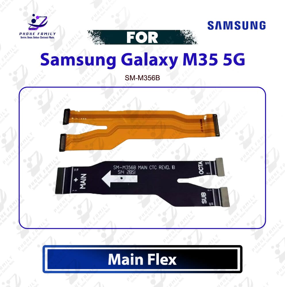 Samsung Galaxy M35 5G Main Board Motherboard Connector Flex Cable Ribbon Replacement Spare Repair Part For SM-M356B