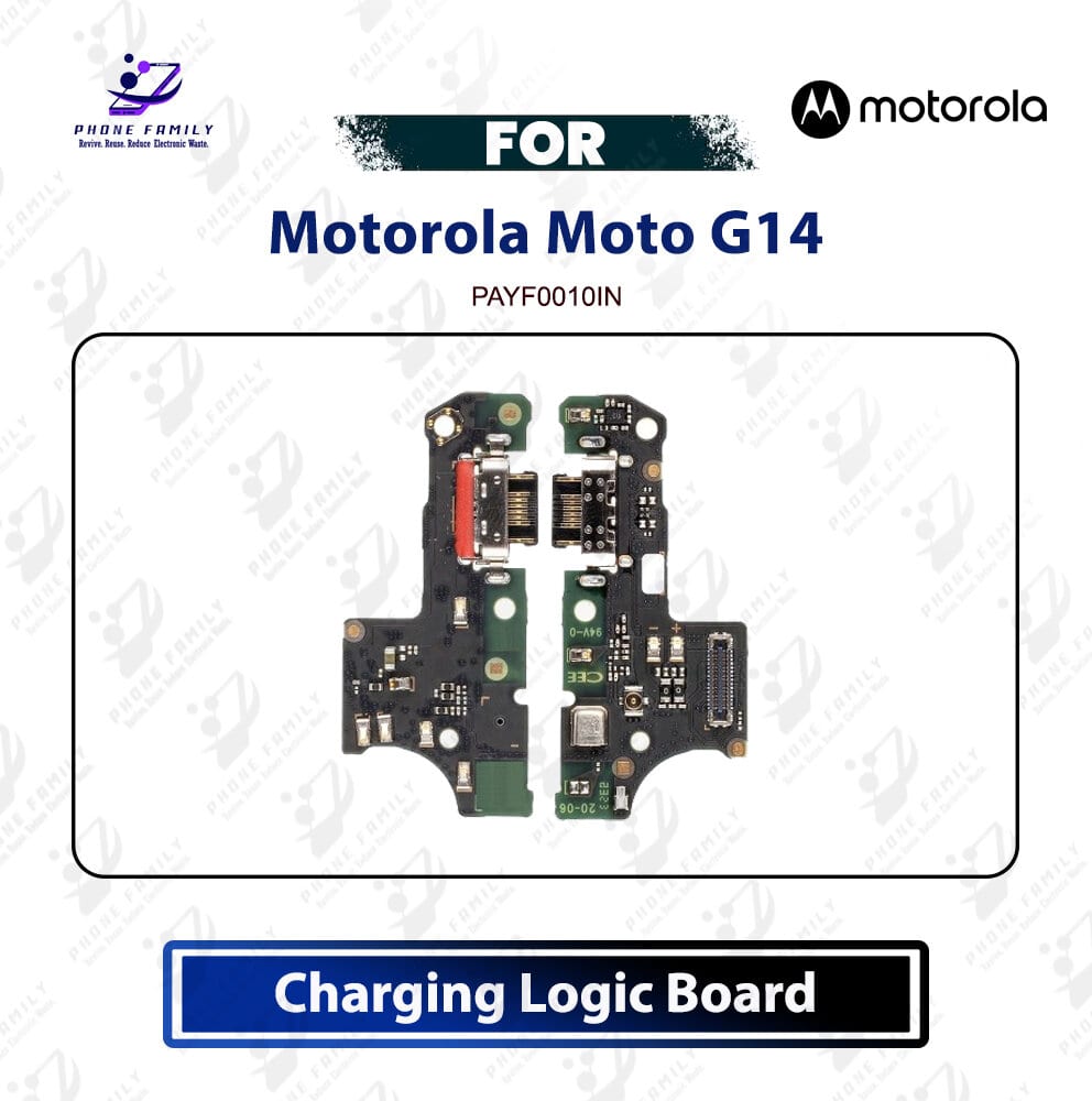 Motorola Moto G14 Charging Logic Board Charging Port USB Plug PCB Dock Connector Replacement Spare Repair Part For PAYF0010IN