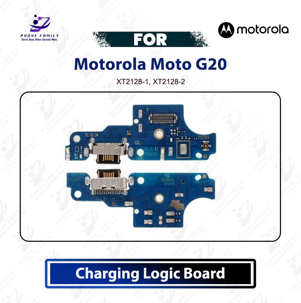 Motorola Moto G20 Charging Logic Board Charging Port PCB USB Plug Dock Connector Flex Replacement Repair Spare Part For XT2128-1, XT2128-2