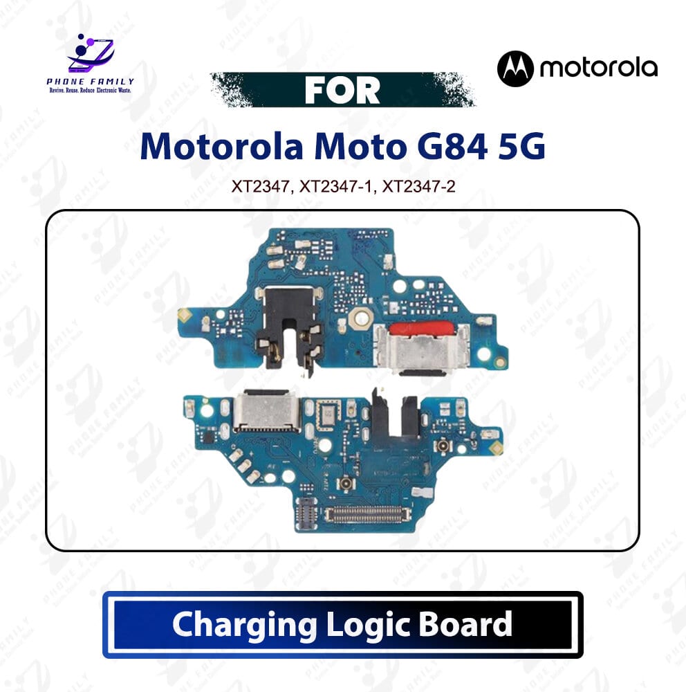 Motorola Moto G84 5G Charging Logic Board Charging Port PCB USB Plug Dock Connector Flex Replacement Repair Spare Part For XT2347, XT2347-1, XT2347-2
