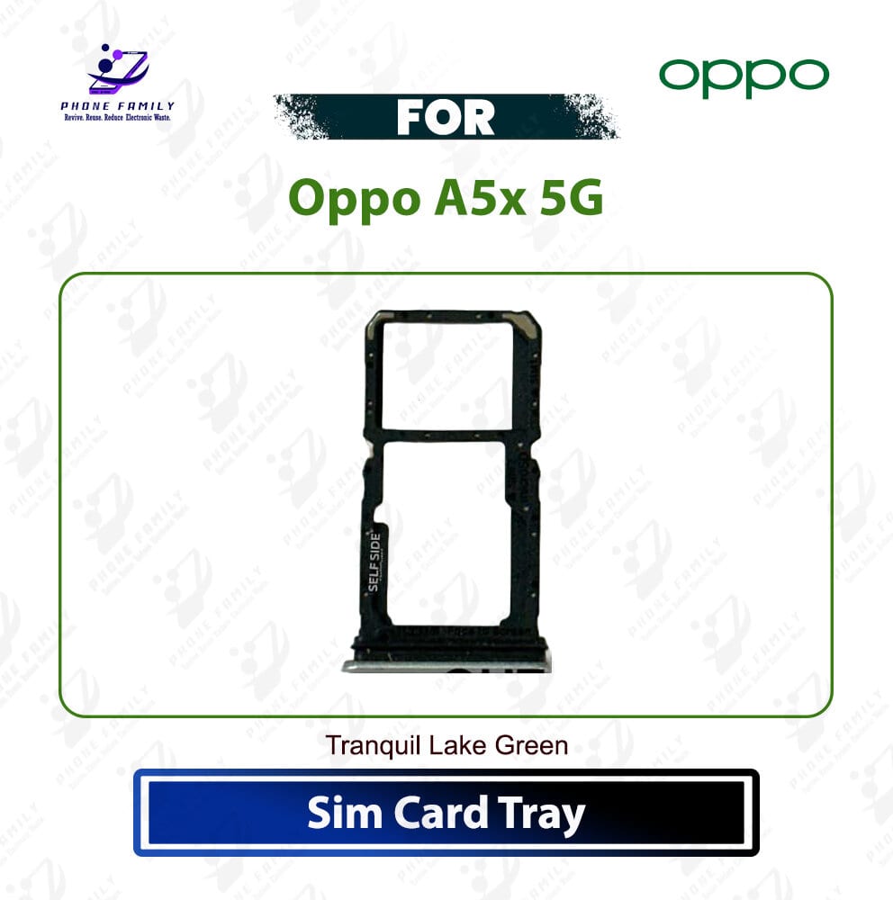 Oppo A5x 5G Sim Card Tray Slot Holder Card Holder Reader SD Slot Adapter Replacement Parts
