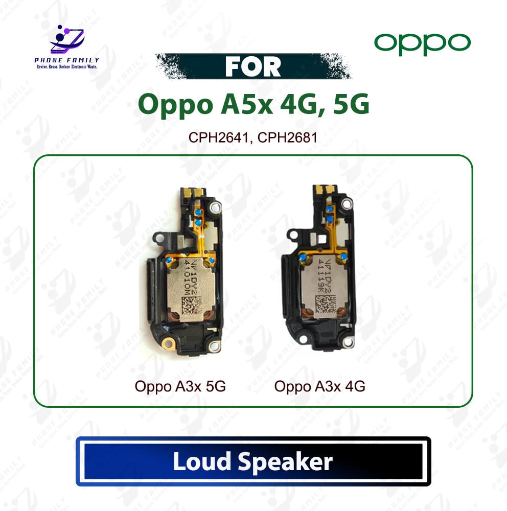 Oppo A3x 4G / 5G Loud Speaker Ringer Buzzer Sound Flex Ringer Box Compatible Loudspeaker Replacement Repair Spare Part For CPH2641, CPH2681