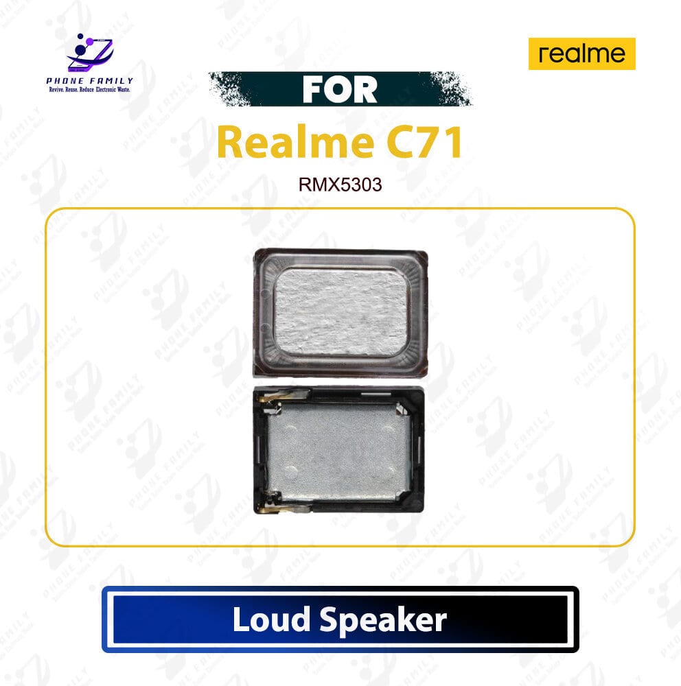 Realme C71 Loud Speaker Ringer Buzzer Sound Flex Ringer Box Compatible Loudspeaker Replacement Repair Spare Part For RMX5303