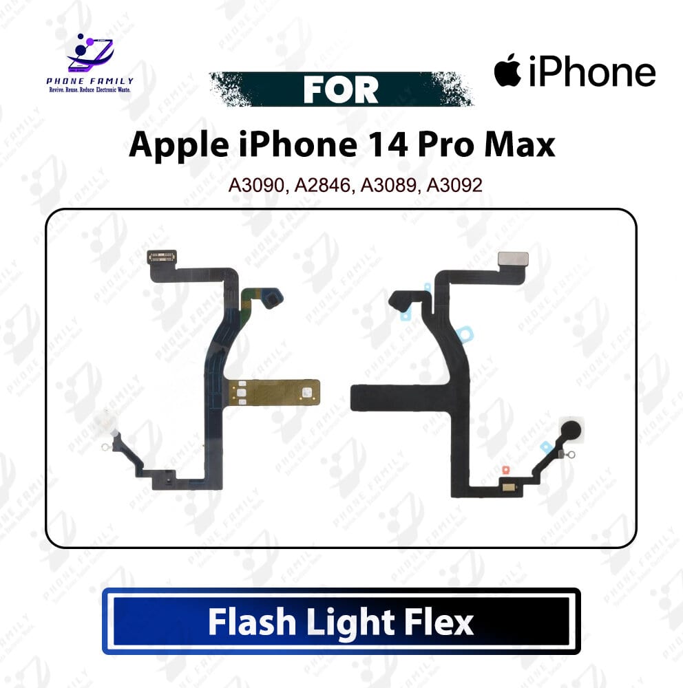 Apple iPhone 15 LED Flash Light & Back Camera Microphone Flex Cable - Rear Camera Flash Ribbon Repair Spare Par
