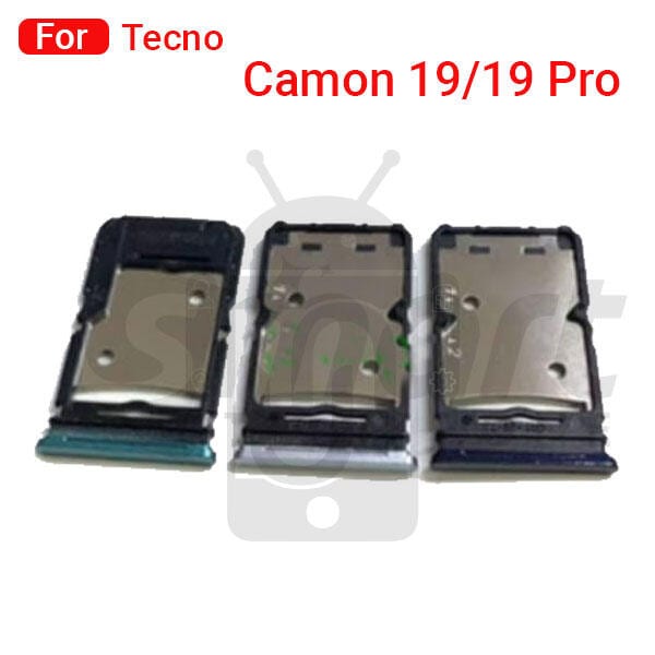 Tecno Camon 19 19 Pro CI8 CI8n CI7n Sim Tray Micro SD Card Slot with Sim Ejector Pin Replacement Part